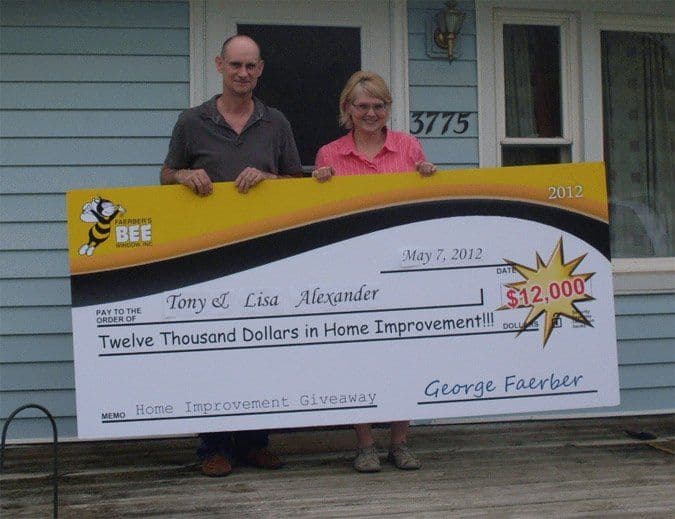 May 2012 Home Improvement Giveaway Winner